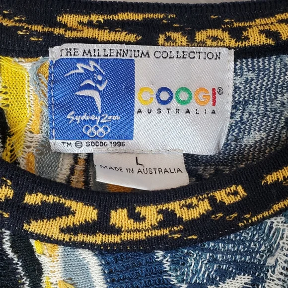 Vintage COOGI Sweater Millennium Collection Sydney Olympics - Picture 2 of 7